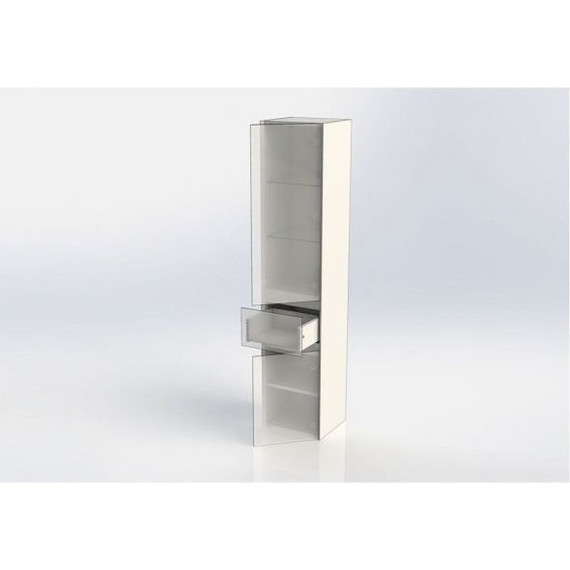 Пенал подвесной Aquanet Йорк 35 см 202095, белый - 13 Пенал подвесной Aquanet Йорк 35 см 202095, белый фото 13