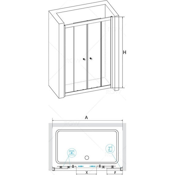 Душевая дверь RGW CL-10 130 см 04091013-11, хром/прозрачное - 3 Душевая дверь RGW CL-10 130 см 04091013-11, хром/прозрачное фото 3