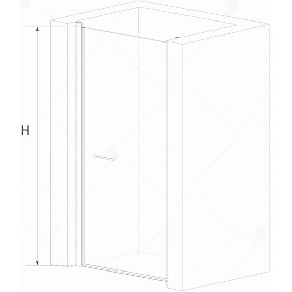 Душевая дверь RGW PA-03 90 см 04080309-11, хром/прозрачное - 4 Душевая дверь RGW PA-03 90 см 04080309-11, хром/прозрачное фото 4