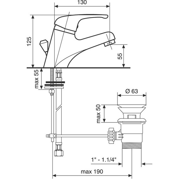 Смеситель для раковины Emmevi Ambra CR9003 - 2 Смеситель для раковины Emmevi Ambra CR9003 фото 2