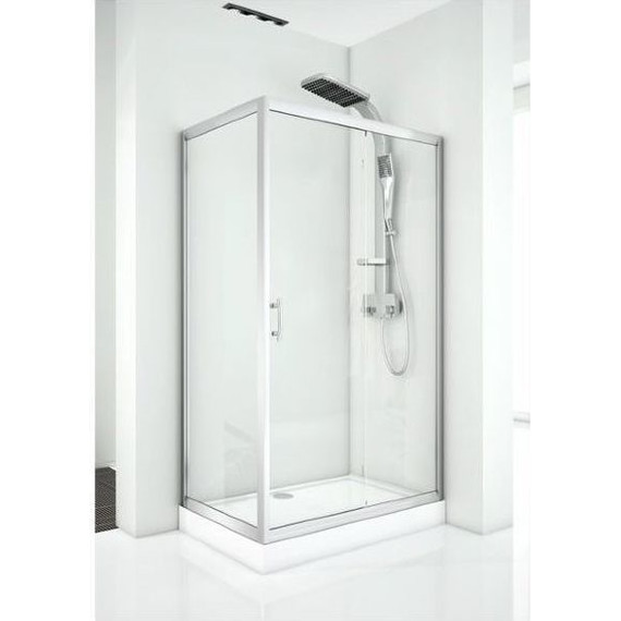 Душевое ограждение Aquanet Alfa NAA1131 120x80 см, хром/прозрачное фото 4