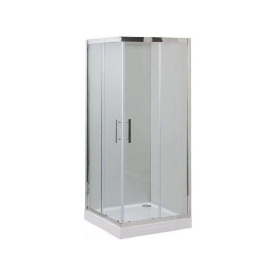Душевое ограждение Aquanet Delta Cube NPE1142 100x100 см (стекло 8 мм), хром/прозрачное фото 