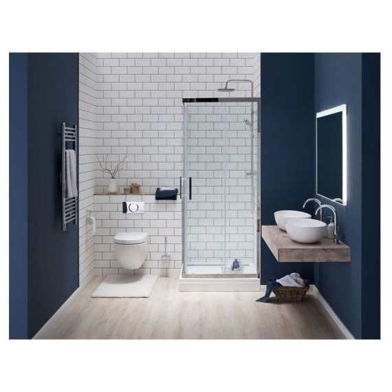 Душевое ограждение Aquanet Delta Cube NPE1142 100x100 см (стекло 8 мм), хром/прозрачное - 9 Душевое ограждение Aquanet Delta Cube NPE1142 100x100 см (стекло 8 мм), хром/прозрачное фото 9