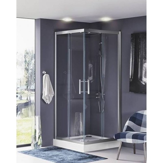 Душевое ограждение Aquanet Delta Cube NPE1142 100x100 см (стекло 8 мм), хром/прозрачное - 10 Душевое ограждение Aquanet Delta Cube NPE1142 100x100 см (стекло 8 мм), хром/прозрачное фото 10