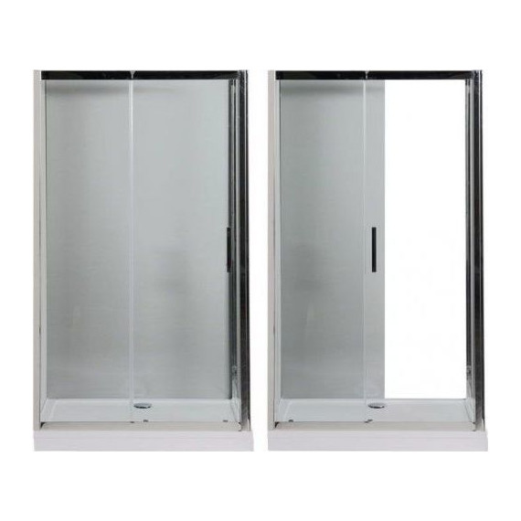 Душевое ограждение Aquanet Delta NPE1131 120x80 см (стекло 8 мм), хром/прозрачное фото 4