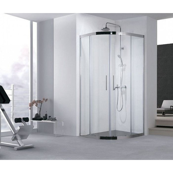 Душевое ограждение Aquanet Delta NPE2142 100x100 см (стекло 8 мм), хром/прозрачное - 3 Душевое ограждение Aquanet Delta NPE2142 100x100 см (стекло 8 мм), хром/прозрачное фото 3