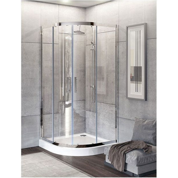 Душевое ограждение Aquanet Delta NPE2142 100x100 см (стекло 8 мм), хром/прозрачное - 9 Душевое ограждение Aquanet Delta NPE2142 100x100 см (стекло 8 мм), хром/прозрачное фото 9