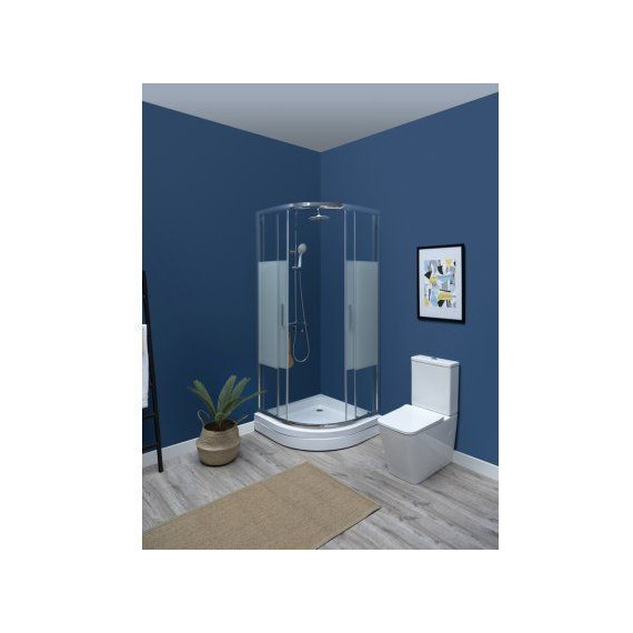 Душевое ограждение Aquanet Practic AE10-Q-90x90U-CP 90х90 см, хром/матовое фото 6