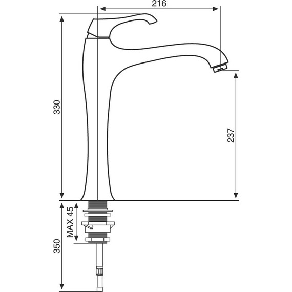 Смеситель для кухни Emmevi Ares BIO76007, белый фото 2