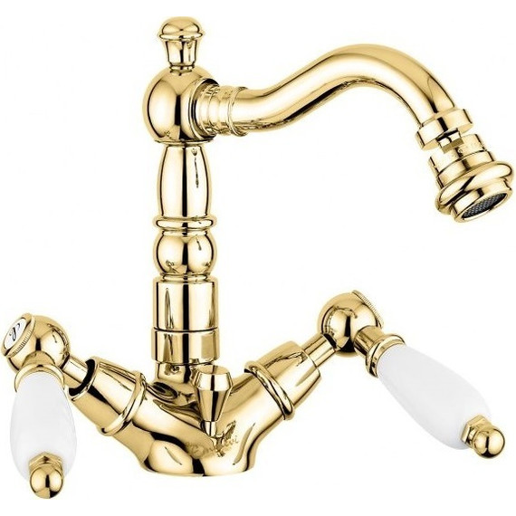 Смеситель для биде Emmevi Deco Ceramic OR121614, золото фото 
