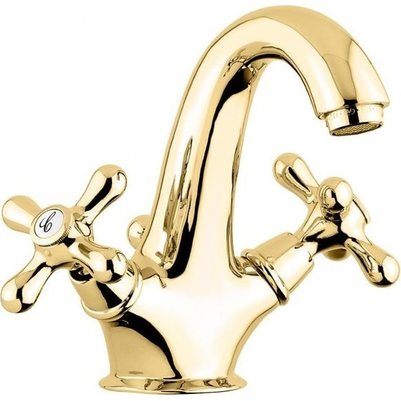Смеситель для раковины Emmevi Deco Classic OR12013, золото фото 