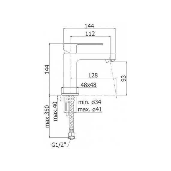 Смеситель для раковины Paffoni Elle EL071CR, хром фото 5