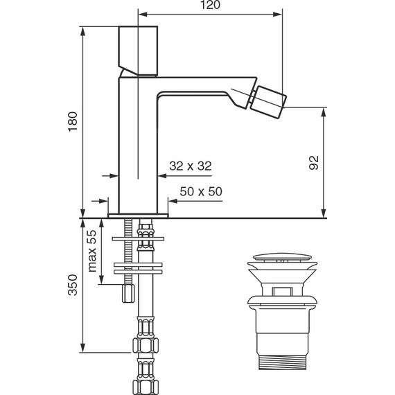 Смеситель для биде Emmevi Gea CR26004 фото 2