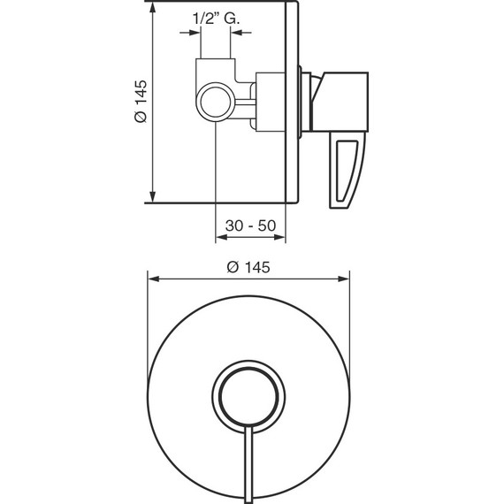 Смеситель для душа Emmevi Minu CR83009LA фото 2