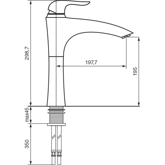 Смеситель для кухни Emmevi Neco СR91097 фото 2