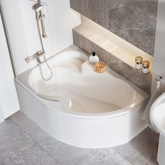 Ванна акриловая Ravak Rosa I 140х105 см CI01000000 L, Размер - мм: 1400х1050 фото 7