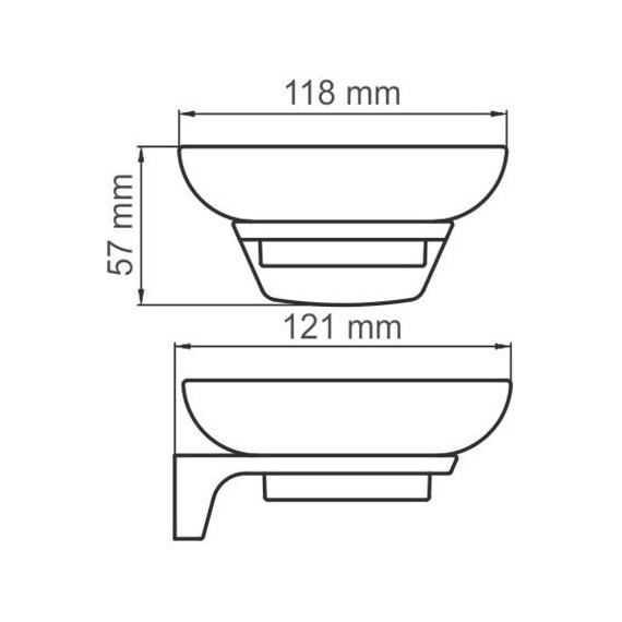 Мыльница WasserKraft Wiese Glan K-5129, цвет чёрный фото 6