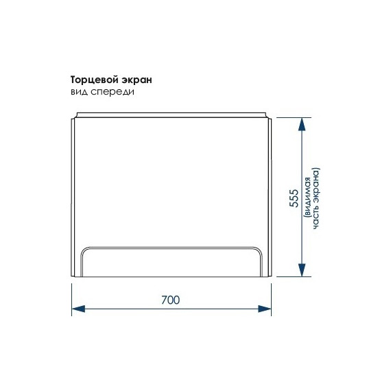 Панель торцевая Loranto Milton 70 см фото 2