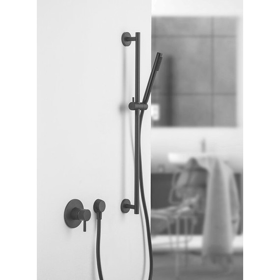 Смеситель для душа Paffoni Light LIG011NO, чёрный матовый фото 2