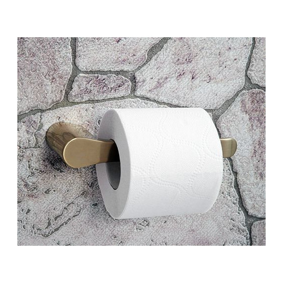 Держатель для туалетной бумаги WasserKraft Aisch K-5996, цвет золото - 3 Держатель для туалетной бумаги WasserKraft Aisch K-5996, цвет золото фото 3