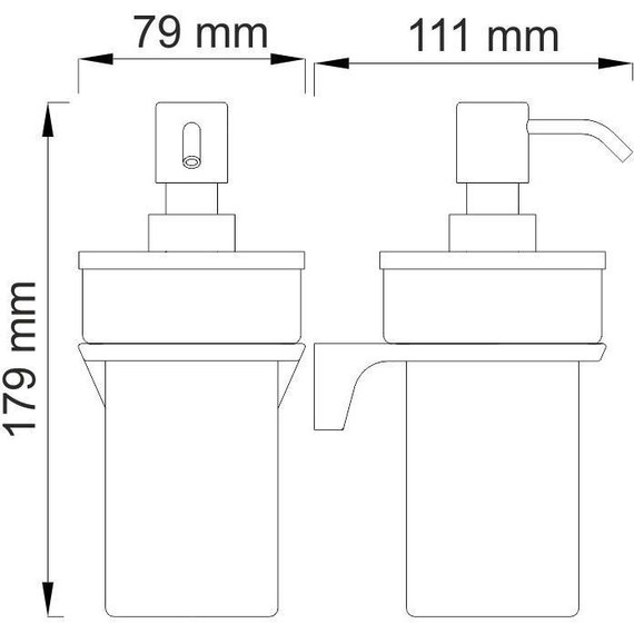 Дозатор для жидкого мыла WasserKraft Aisch K-5999, цвет золото фото 4