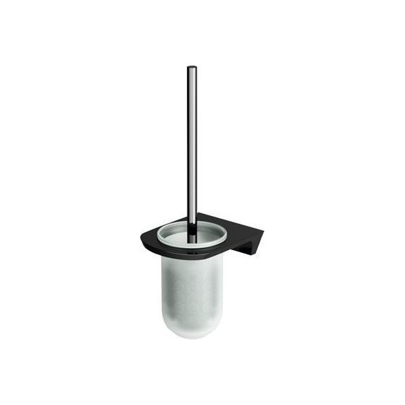 Ёршик для унитаза WasserKraft Glan K-5127, цвет чёрный фото 