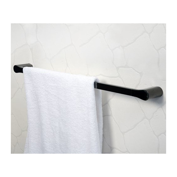 Полотенцедержатель WasserKraft Glan K-5130, цвет чёрный - 2 Полотенцедержатель WasserKraft Glan K-5130, цвет чёрный фото 2