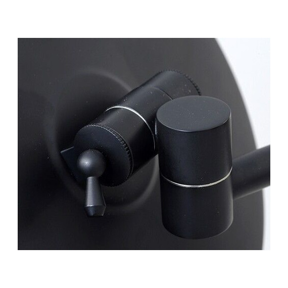 Зеркало косметическое настенное WasserKraft K-1004BLACK, цвет чёрный - 5 Зеркало косметическое настенное WasserKraft K-1004BLACK, цвет чёрный фото 5