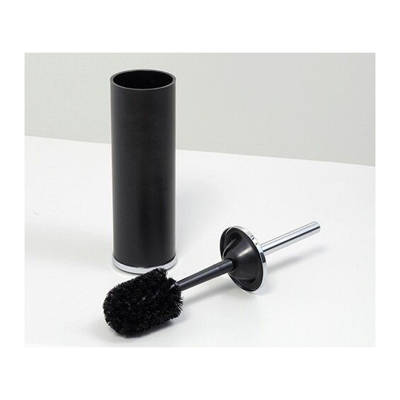 Ёршик для унитаза напольный WasserKraft K-1027BLACK, цвет чёрный - 3 Ёршик для унитаза напольный WasserKraft K-1027BLACK, цвет чёрный фото 3