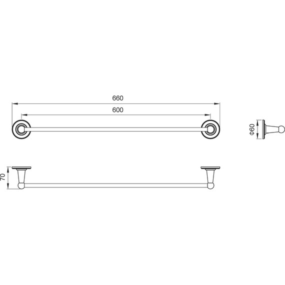 Полотенцедержатель Timo Nelson 150053/00 фото 2