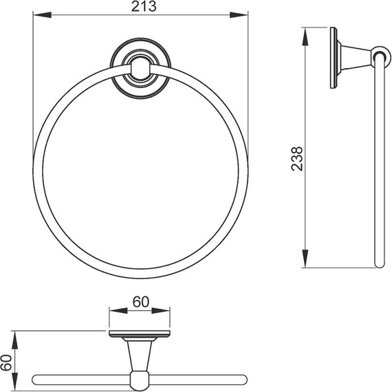Кольцо для полотенец Timo Nelson 150050/00 фото 2