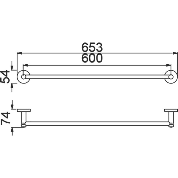 Полотенцедержатель Timo Saona 13056/03, цвет чёрный фото 2