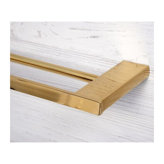 Полотенцедержатель WasserKraft Sauer K-7940, цвет золото фото 2