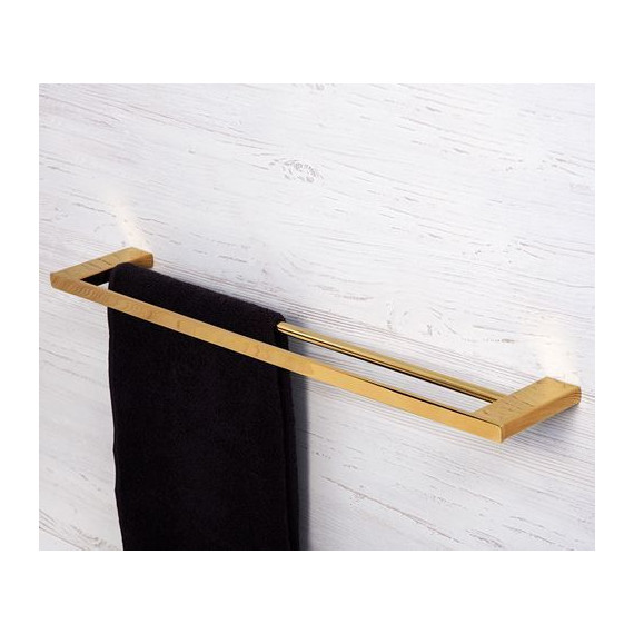 Полотенцедержатель WasserKraft Sauer K-7940, цвет золото фото 4