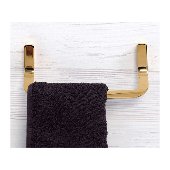 Полотенцедержатель WasserKraft Sauer K-7960, цвет золото фото 3