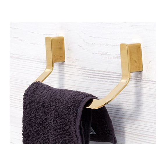 Полотенцедержатель WasserKraft Sauer K-7960, цвет золото фото 4