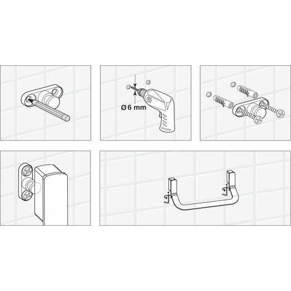 Полотенцедержатель WasserKraft Sauer K-7960, цвет золото фото 5