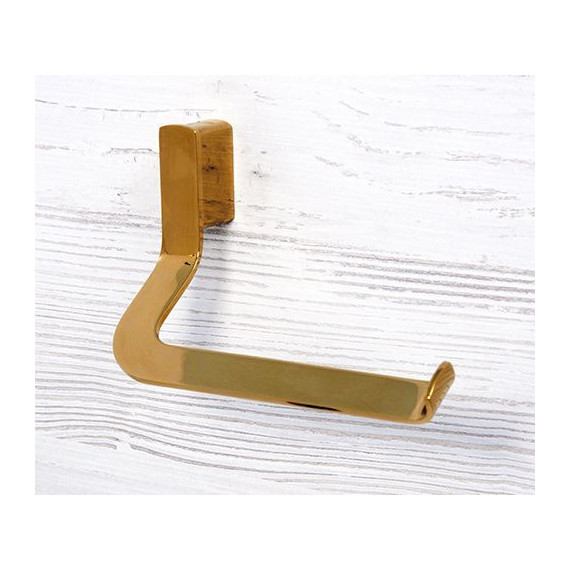 Держатель для туалетной бумаги WasserKraft Sauer K-7996, цвет золото фото 2