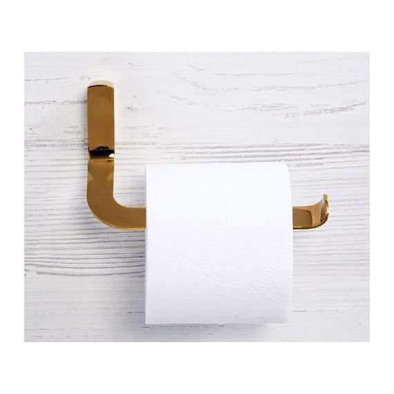 Держатель для туалетной бумаги WasserKraft Sauer K-7996, цвет золото фото 3
