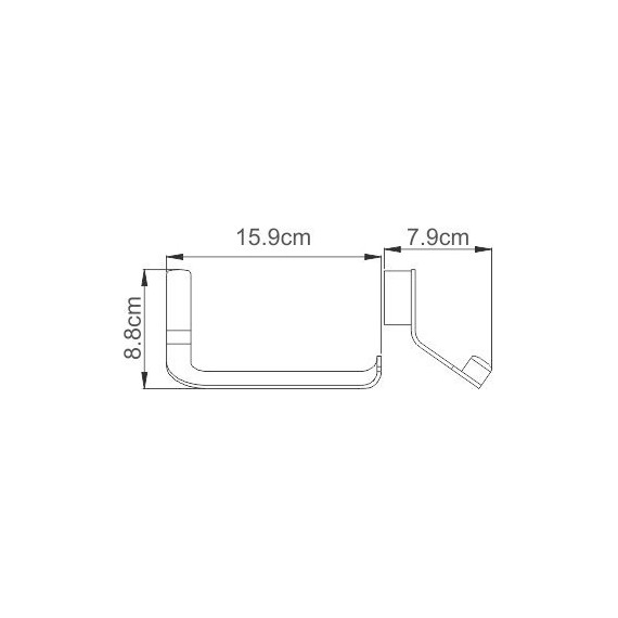 Держатель для туалетной бумаги WasserKraft Sauer K-7996, цвет золото фото 5