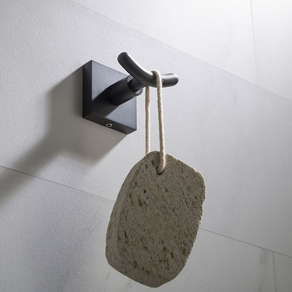 Двойной крючок Timo Selene 12012/03, цвет чёрный - 2 Двойной крючок Timo Selene 12012/03, цвет чёрный фото 2