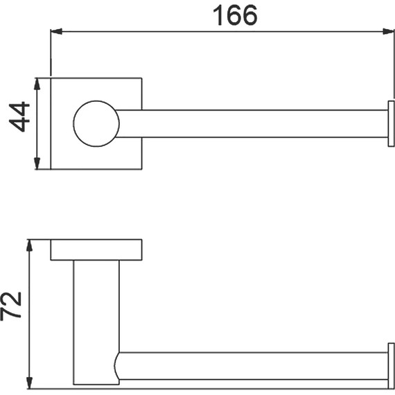 Держатель для туалетной бумаги Timo Selene 12035/03, цвет чёрный фото 4