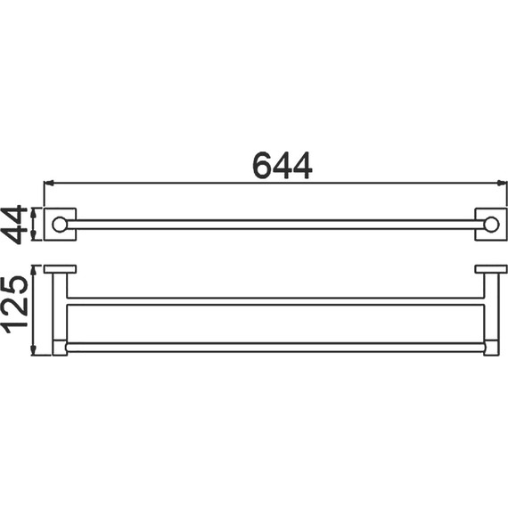 Полотенцедержатель Timo Selene 12056/03, цвет чёрный фото 2