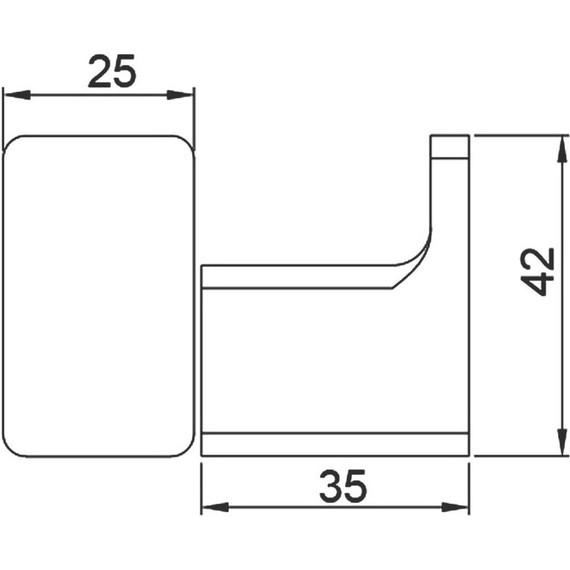 Крючок Timo Selene 14011/03, цвет чёрный фото 3