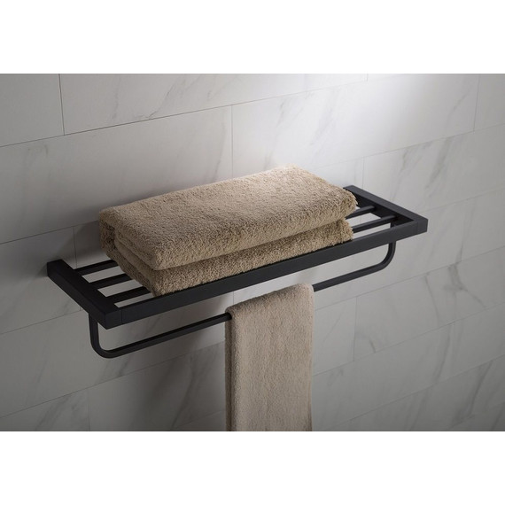 Полка для полотенец Timo Selene 14058/03, цвет чёрный фото 2