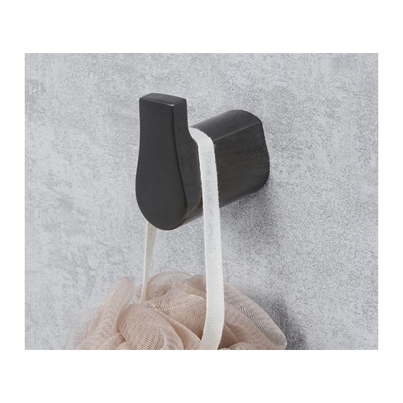 Крючок WasserKraft Wiese K-8923, цвет оружейная сталь - 3 Крючок WasserKraft Wiese K-8923, цвет оружейная сталь фото 3