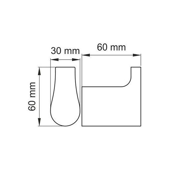 Крючок WasserKraft Wiese K-8923, цвет оружейная сталь - 5 Крючок WasserKraft Wiese K-8923, цвет оружейная сталь фото 5