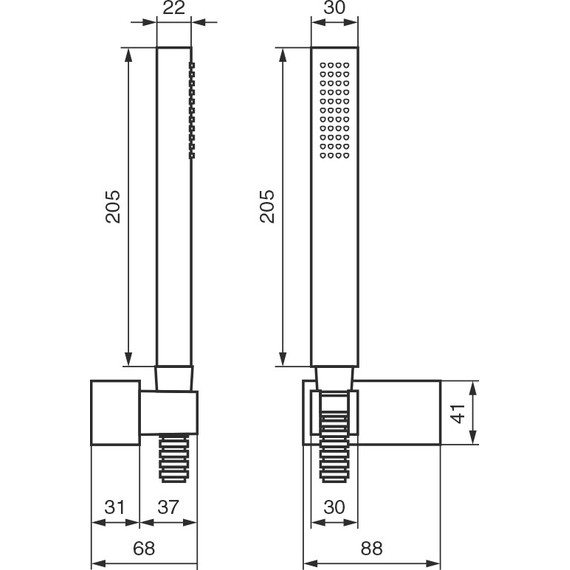 Душевой гарнитур Emmevi CR131 фото 2