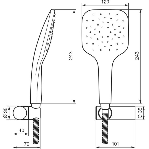 Душевой гарнитур Emmevi CR164 фото 2