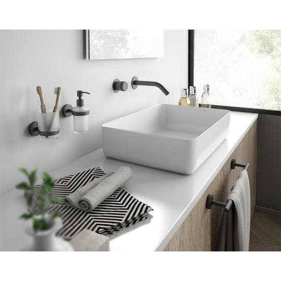 Полотенцедержатель Gedy G-Eros 2321/45(14), цвет чёрный матовый фото 2